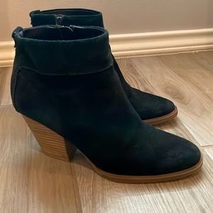 Black Steve Madden ankle boots